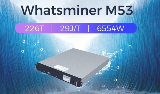 Whatsminer M53 226t 226th/S 6554W 29J/TH BTC মাইনার মেশিন